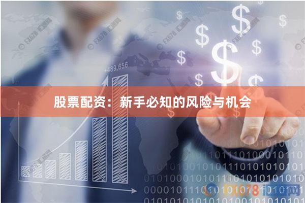 股票配资：新手必知的风险与机会
