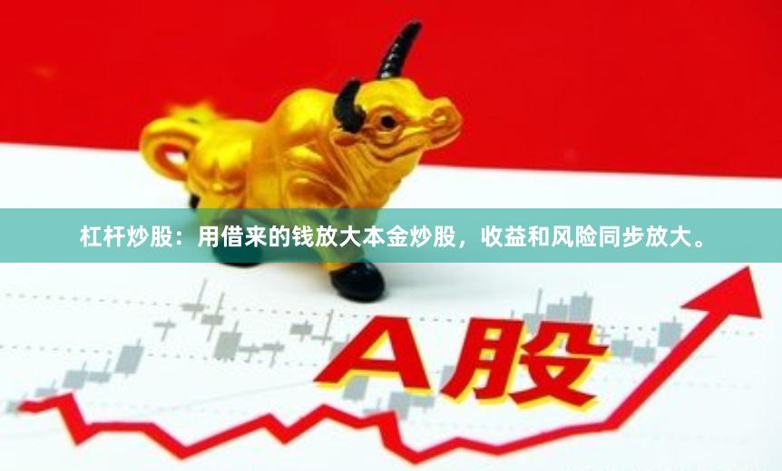 杠杆炒股：用借来的钱放大本金炒股，收益和风险同步放大。
